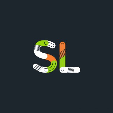 Bağlı Sl harf logo