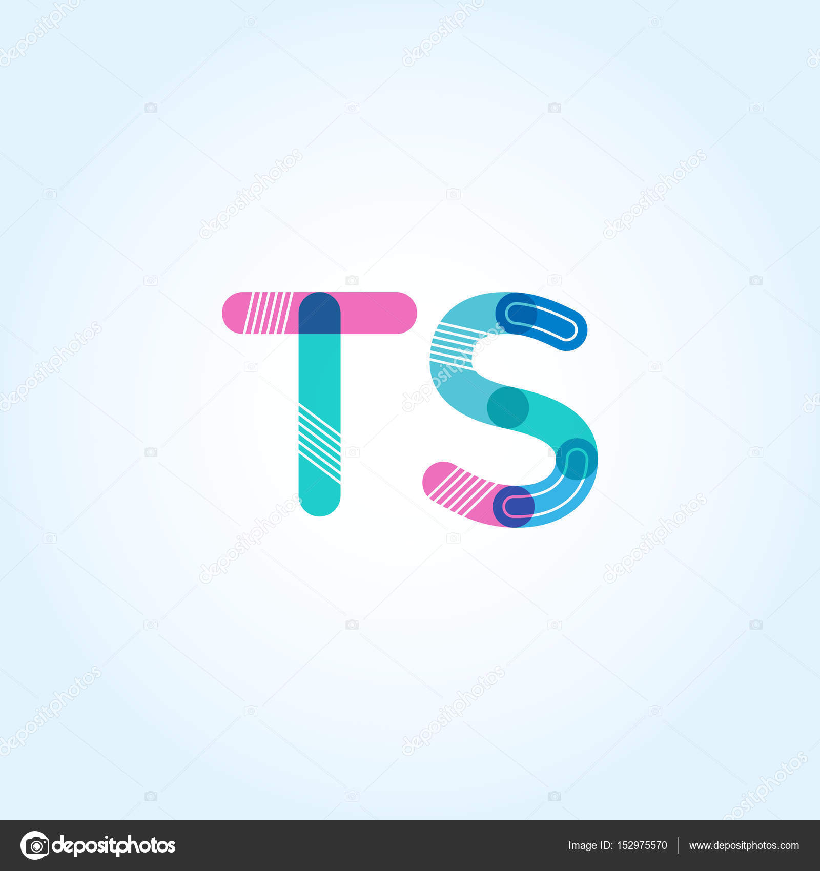 TS connected letters logo — Stock Vector © brainbistro #152975570