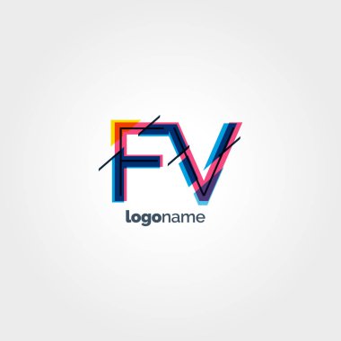 GD çok renkli logo harfleri