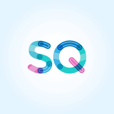 SQ bağlı harf logo