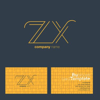 ZX harf Logo kartvizit