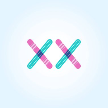 Bağlı Xx harf logo