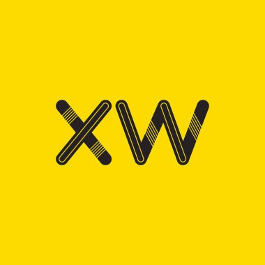 Bağlı Xw harf logo