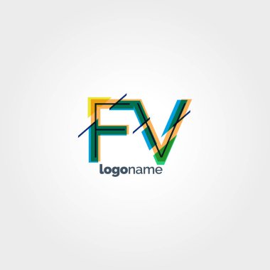 GD çok renkli logo harfleri