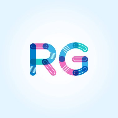 Bağlı Rg harf logo