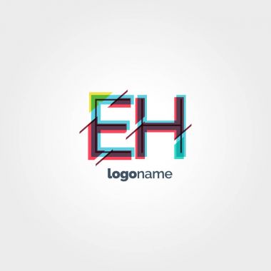 Ha çok renkli harfler logosu