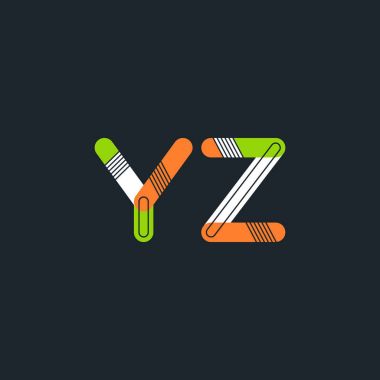 YZ harf logo bağlı