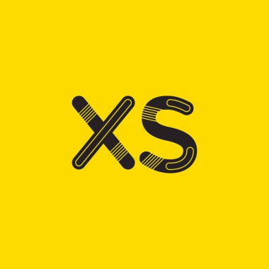Bağlı Xs harf logo