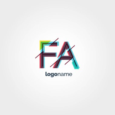 SK çok renkli logo harfleri