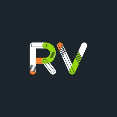 RV harf logo bağlı