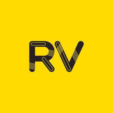 RV harf logo bağlı