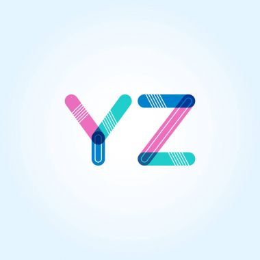 YZ harf logo bağlı