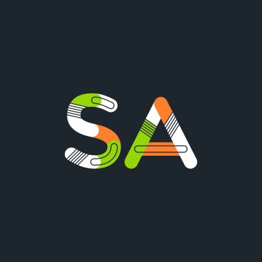 Bağlı Sa harf logo