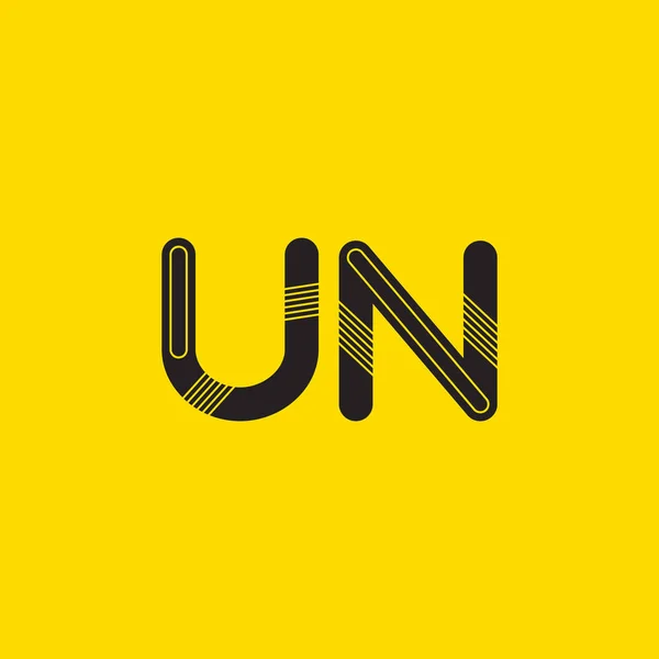 FN ansluten bokstäver logotyp — Stock vektor