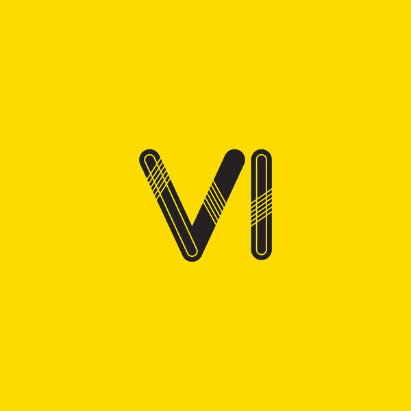 VI connected letters logo