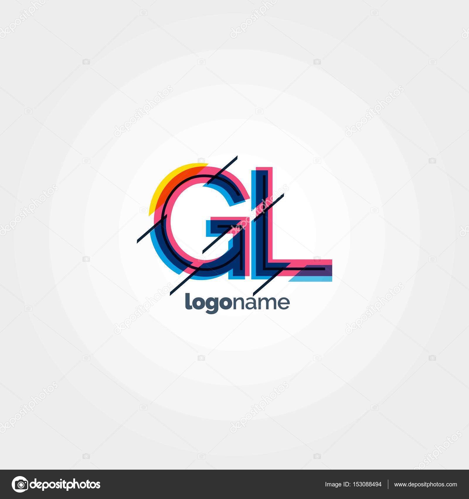 G L Logo Stock Illustrations, Cliparts and Royalty Free G L Logo Vectors