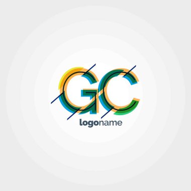GC multicolour harf logo