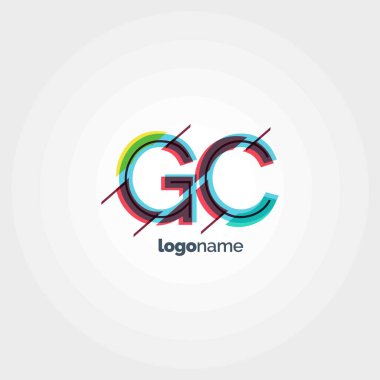 GC multicolour harf logo