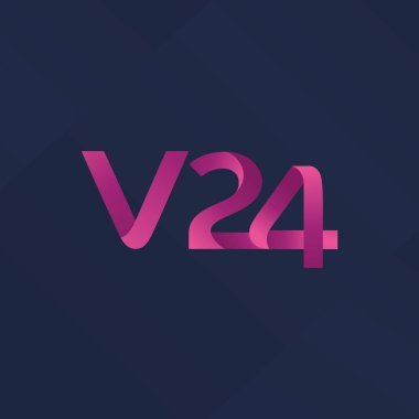 harf ve rakam V24 logosu