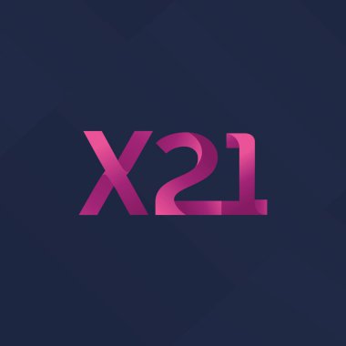 harf ve rakam X21 logosu