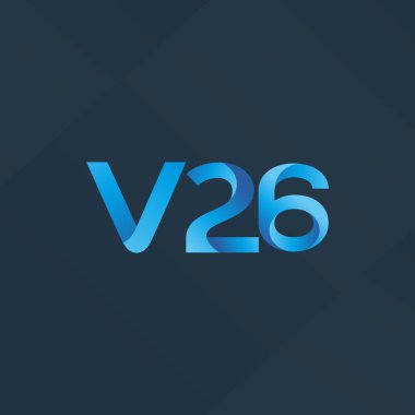 harf ve rakam V26 logosu