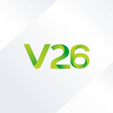 harf ve rakam V26 logosu