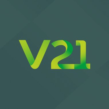 harf ve rakam V21 logosu