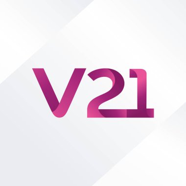 harf ve rakam V21 logosu