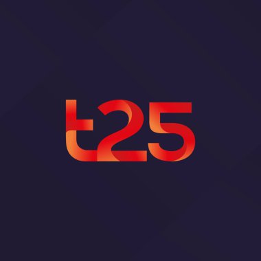 harf ve rakam T25 logosu