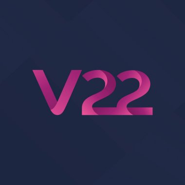 harf ve rakam V22 logosu
