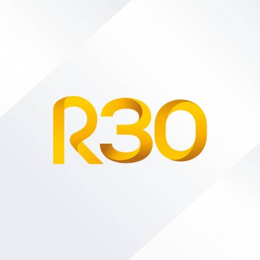 harf ve rakam R30 logosu