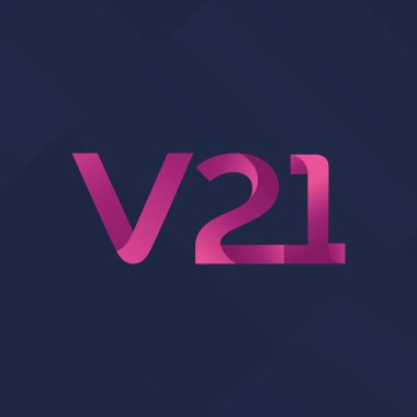harf ve rakam V21 logosu