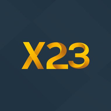 harf ve rakam X23 logosu