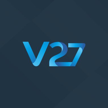 harf ve rakam V27 logosu