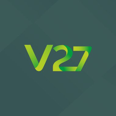 harf ve rakam V27 logosu