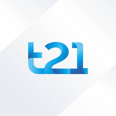 harf ve rakam T21 logosu