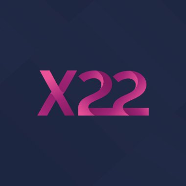 harf ve rakam X22 logosu