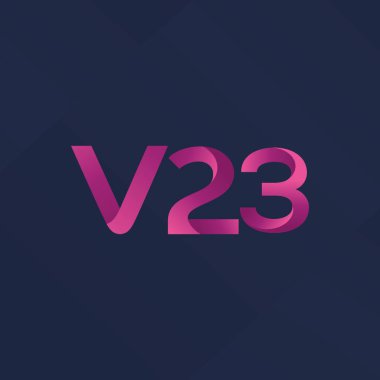 harf ve rakam V23 logosu