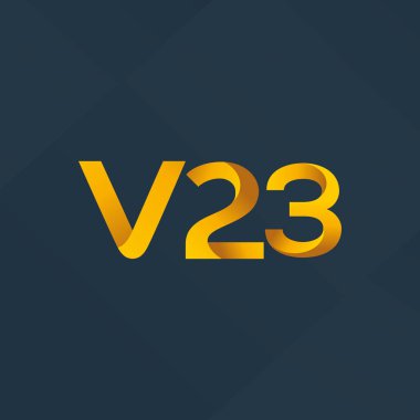 harf ve rakam V23 logosu