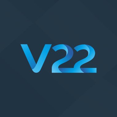 harf ve rakam V22 logosu