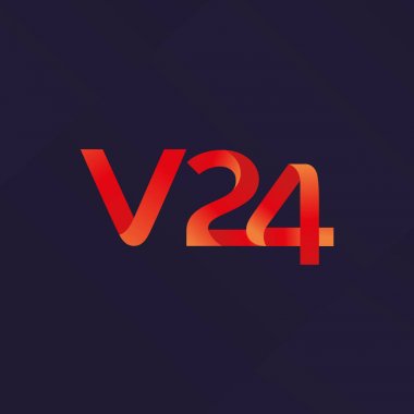 harf ve rakam V24 logosu
