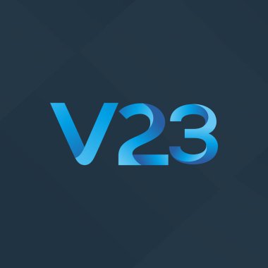 harf ve rakam V23 logosu