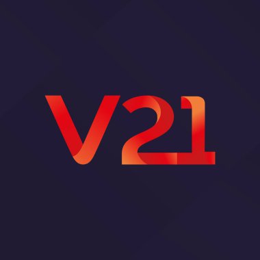 harf ve rakam V21 logosu