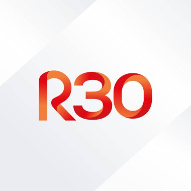 harf ve rakam R30 logosu