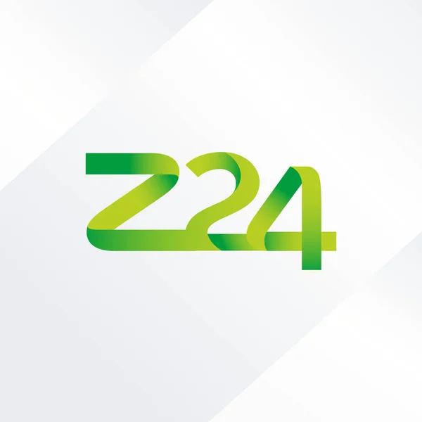 Litery i cyfry logo Z24 — Wektor stockowy