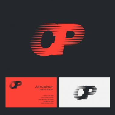 CP harfler şirket logosu 