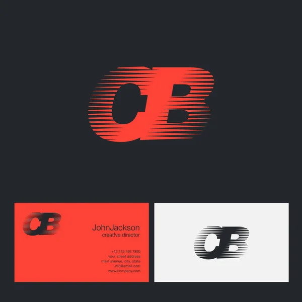 CB Letters Company Logo — Stock Vector