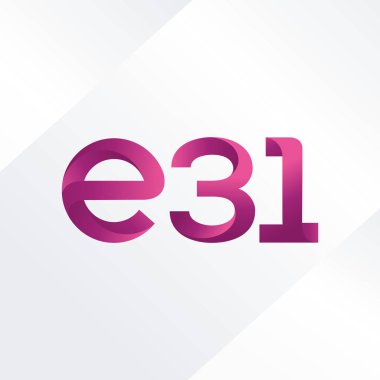Harf ve sayı logosu E31 