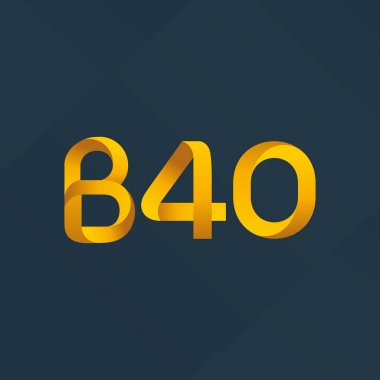 Harf ve sayı logosu B40