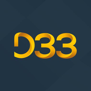 Harf ve sayı logosu D33